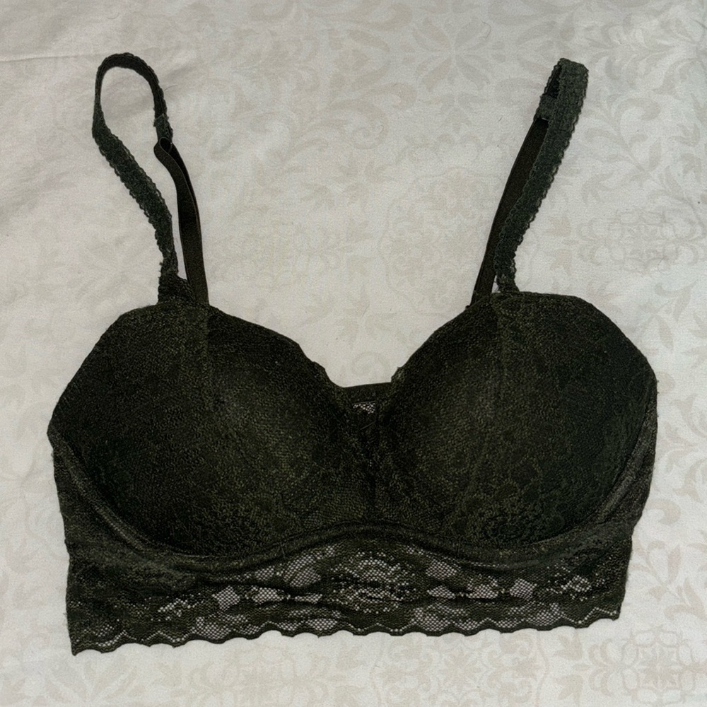 Pink padded bralette